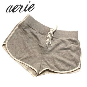 NWT Offline by Aerie Lace Up Cotton Shorts